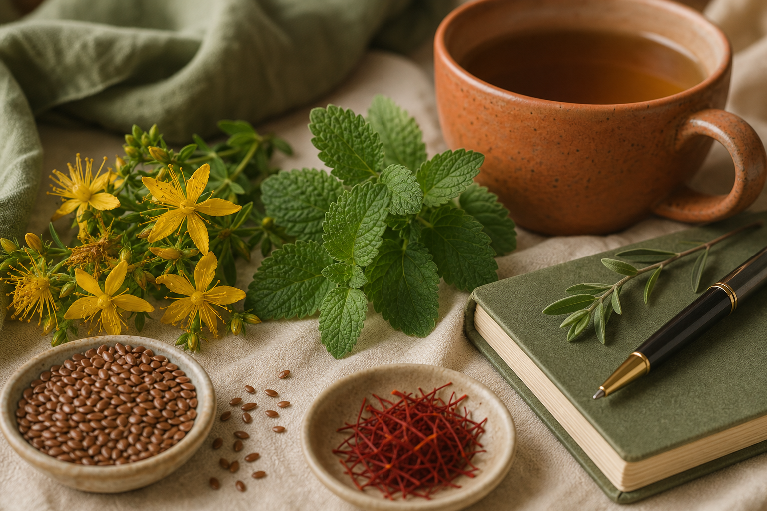 Lavender passionflower and lemon balm